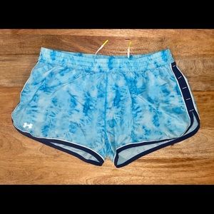 Under Armour Running Shorts Blue Large